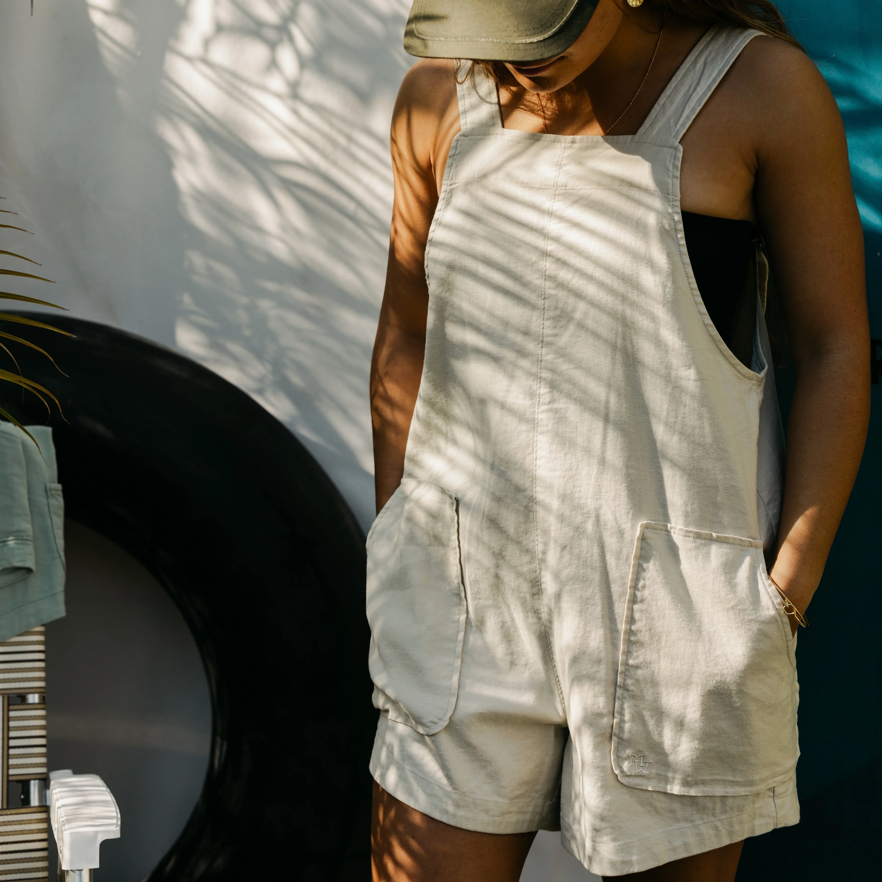 Women's Lowtide Linen Romper - Image 8